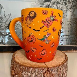 NEW Winnie the Pooh Halloween Orange Soft Touch Mug - Pooh, Tigger, Piglet